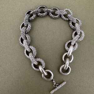 Judith Jack Sterling Silver Rolo Link Bracelet